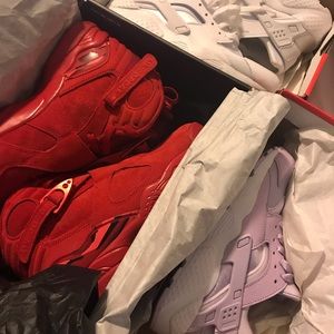 Vday Jordans  , Nike airforce one ,huaraches